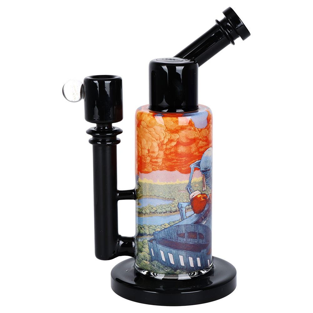 Grateful Dead x Pulsar Inside Print Water Pipe - 8.5" / Boxer by Smoke Drop - view 3 | Buddy Brandz