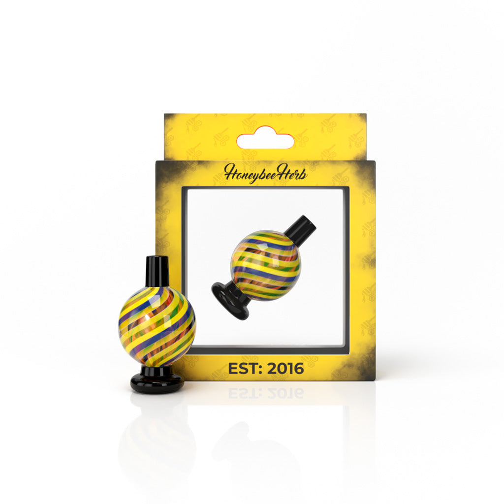 KALEIDOSCOPE BUBBLE CARB CAP by Smoke Drop - view 6 | Buddy Brandz