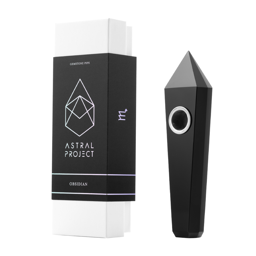Astral Project Gemstone Pipe by Smoke Drop - view 5 | Buddy Brandz