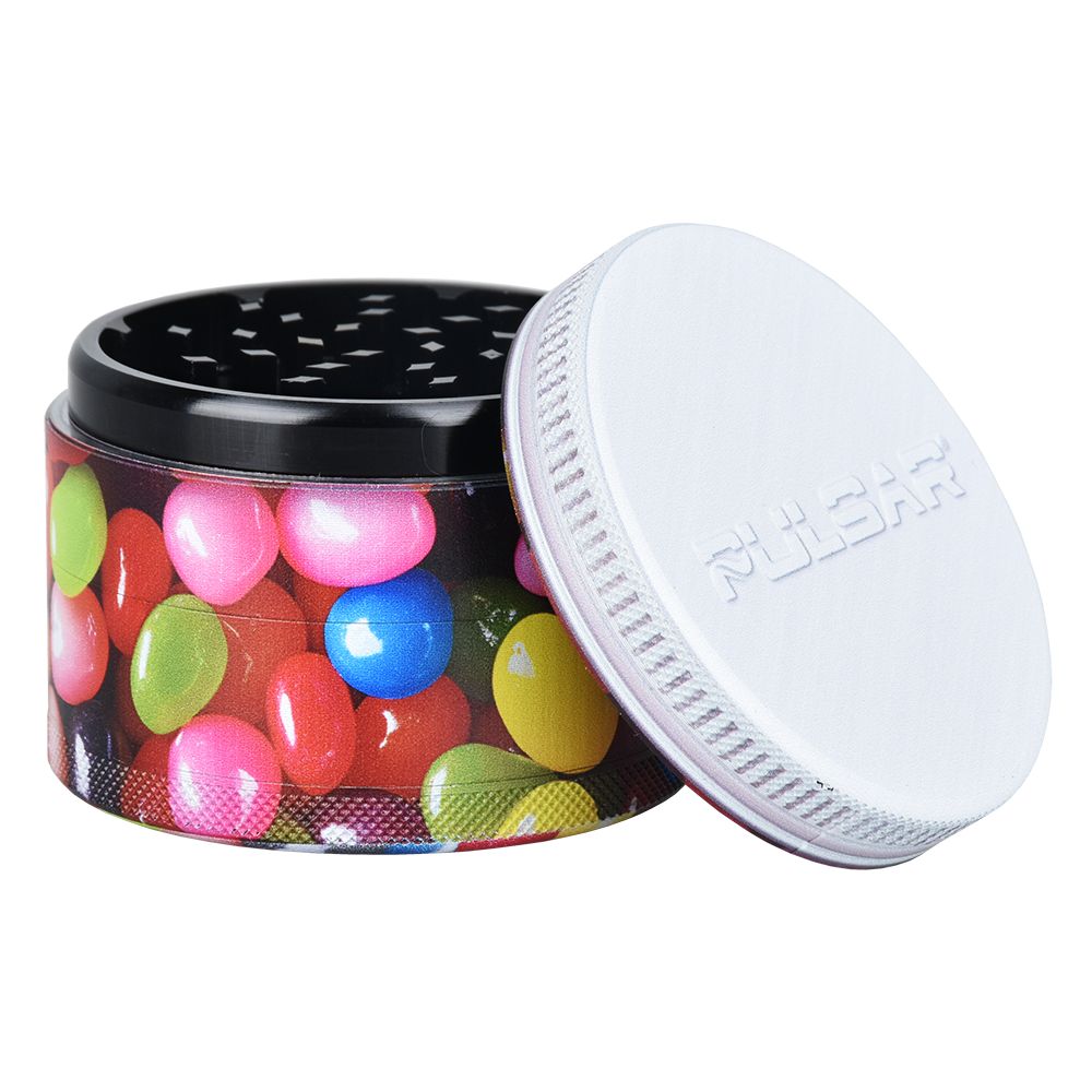 Pulsar OBJEX Design Series Aluminum Grinder by Smoke Drop - view 3 | Buddy Brandz