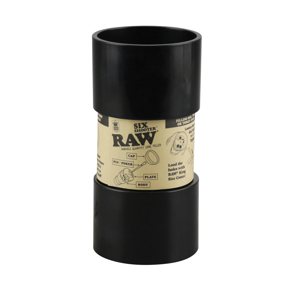 RAW Six Shooter Cone Filler by Smoke Drop | Buddy Brandz