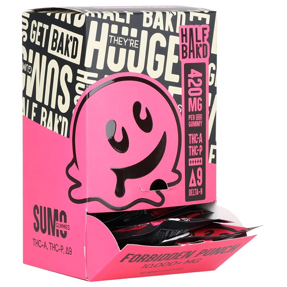 Half Bak'd Sumo THCA, THCP & D8 Gummies by Smoke Drop - view 5 | Buddy Brandz