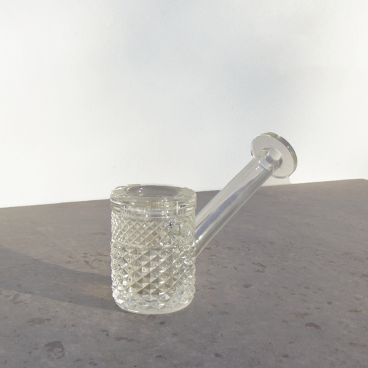 Jane West Twenties Collection Hand Pipe | Clear by Smoke Drop - view 2 | Buddy Brandz - alternate view | Buddy Brandz