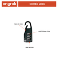 Load image into Gallery viewer, Ongrok Carbon-lined Wallets with Combination Lock V 2.0 | 3" Sizes (Small, Medium, Large) by Smoke Drop - view 42 | Buddy Brandz
