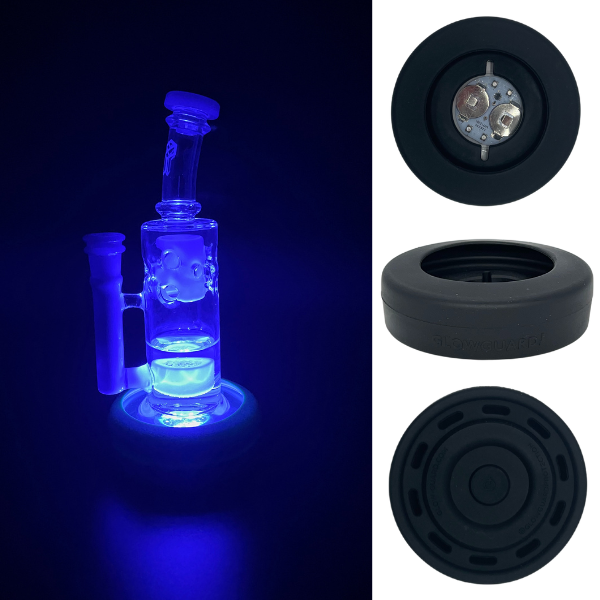 Bong Base Bumper USB Rechargeable 3in-4.25in Bases Silicone Fits Variety of Shapes by Smoke Drop - view 23 | Buddy Brandz