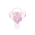 Load image into Gallery viewer, Pulsar Double Kiss Heart Glass Water Pipe - 11" / 14mm F by Smoke Drop - view 4 | Buddy Brandz
