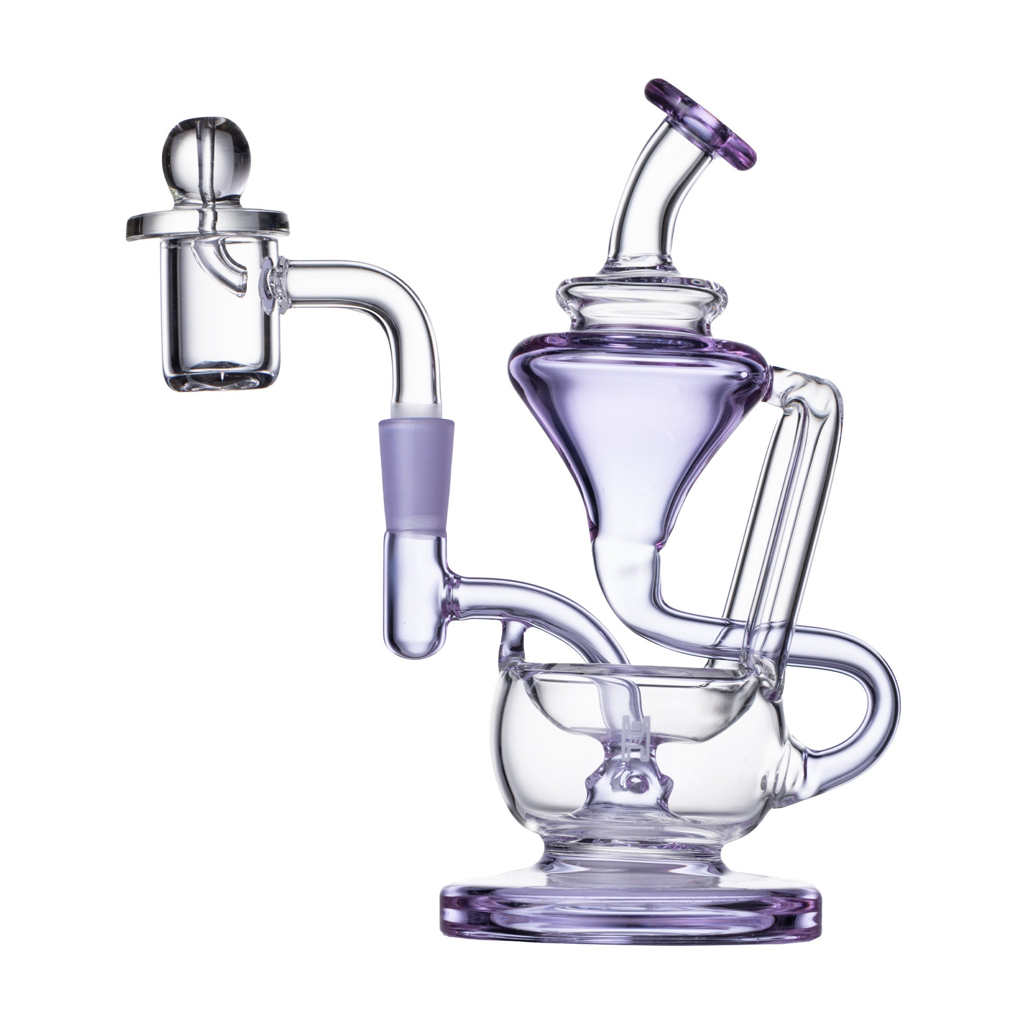 Human Grade 5" Recycler by Smoke Drop - view 4 | Buddy Brandz