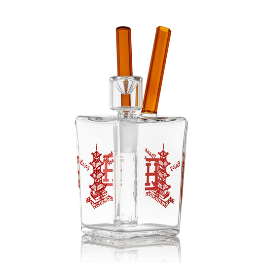 HEMPER - Chinese Takeout Bong 6" by Smoke Drop - view 2 | Buddy Brandz - alternate view | Buddy Brandz
