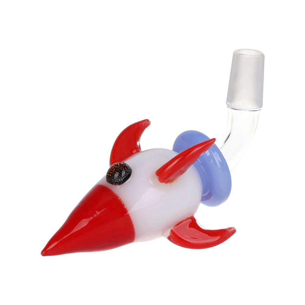 Pulsar Rocketship Glass Water Pipe - 12" / 14mm F by Smoke Drop - view 5 | Buddy Brandz