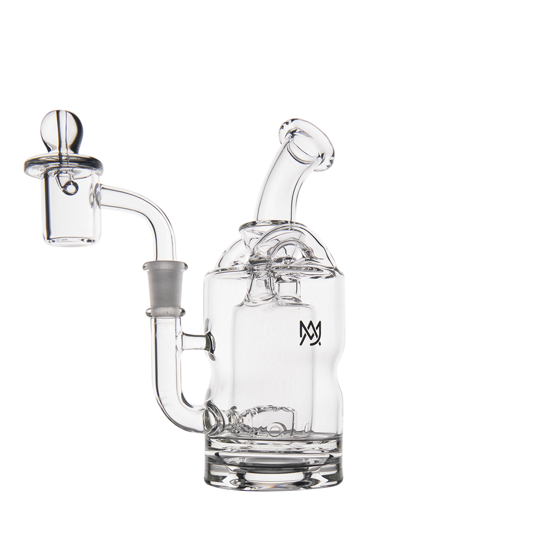 MJ Arsenal Turbine Mini Dab Rig by Smoke Drop - view 19 | Buddy Brandz