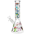 Load image into Gallery viewer, Pocket Monsters Beaker Glass Water Pipe - 10" / 14mm F by Smoke Drop | Buddy Brandz
