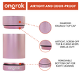 Load image into Gallery viewer, Ongrok Aluminum Metal Storage Jar by Smoke Drop - view 3 | Buddy Brandz
