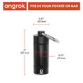 Load image into Gallery viewer, Ongrok Small Storage Keychain by Smoke Drop - view 12 | Buddy Brandz
