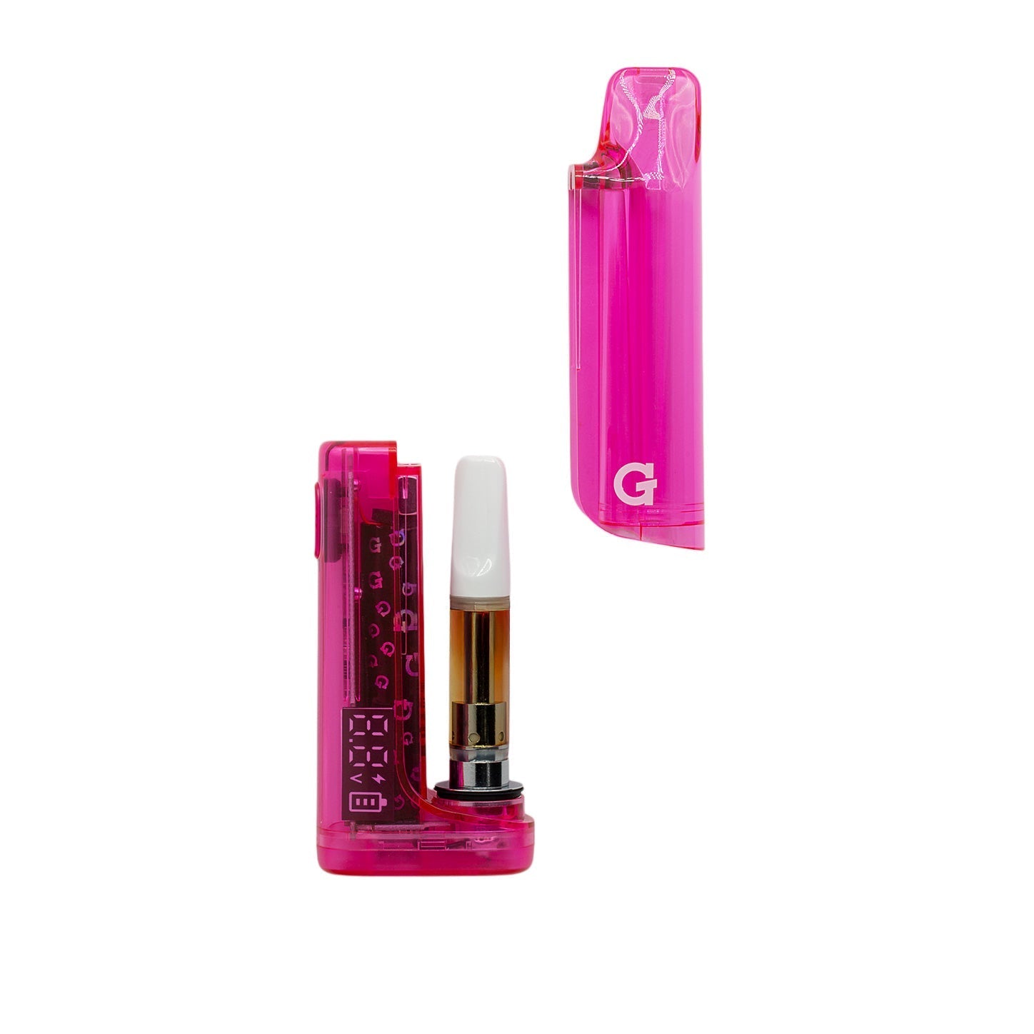 G Pen Hydout 510 Battery - Pink Translucent by Smoke Drop - view 2 | Buddy Brandz
