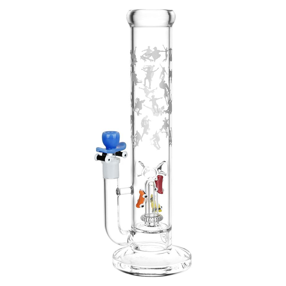 Pulsar Skate or Die Straight Tube Glass Water Pipe by Smoke Drop - view 3 | Buddy Brandz