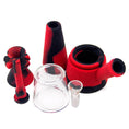 Load image into Gallery viewer, Fountain Silicone and Glass Bong

