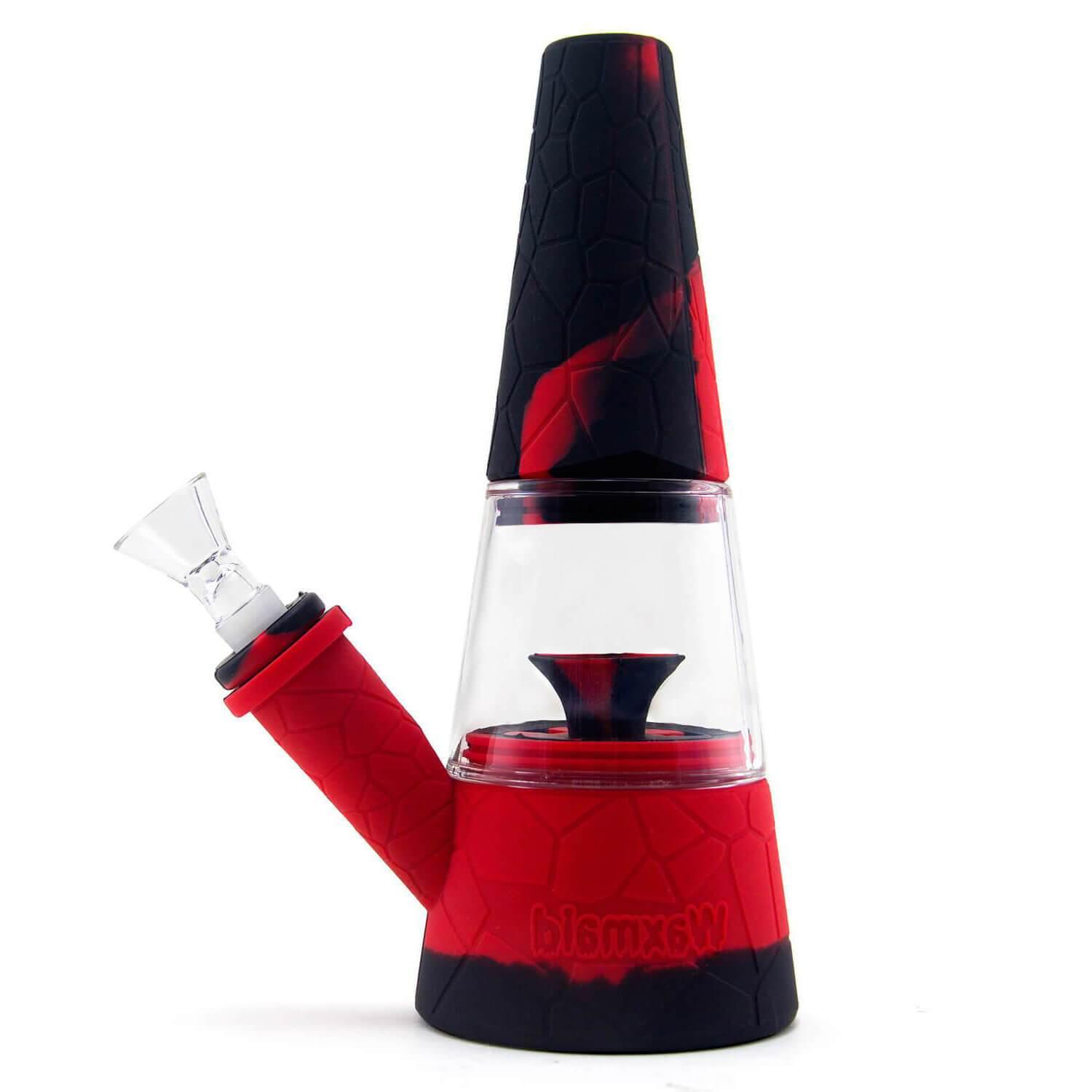 Fountain Silicone and Glass Bong