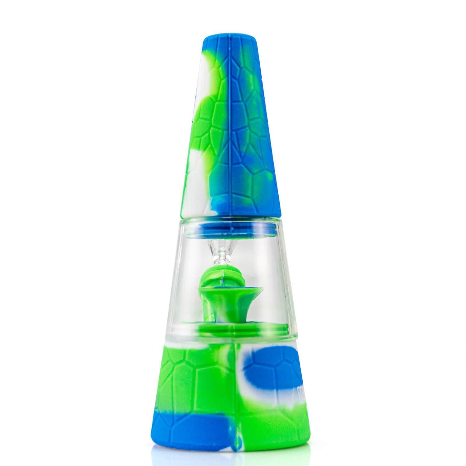 Fountain Silicone and Glass Bong