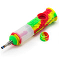 Load image into Gallery viewer, Silicone Honeycomb Honey Straw 7"
