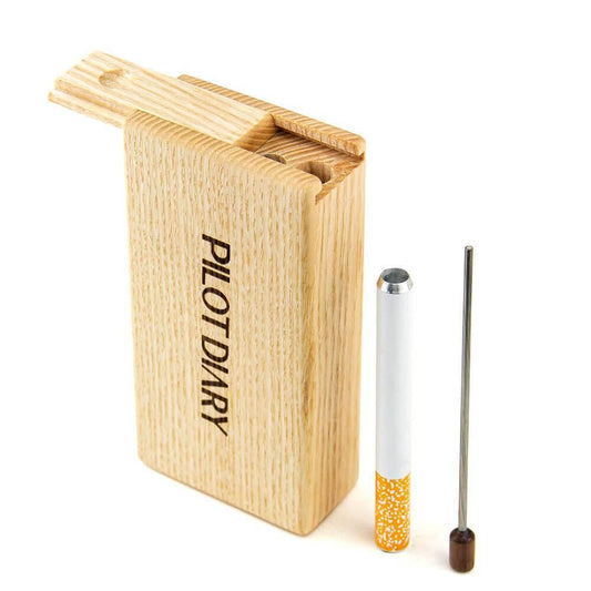 Wooden Dugout With Cleaning Tool - alternate view | Buddy Brandz