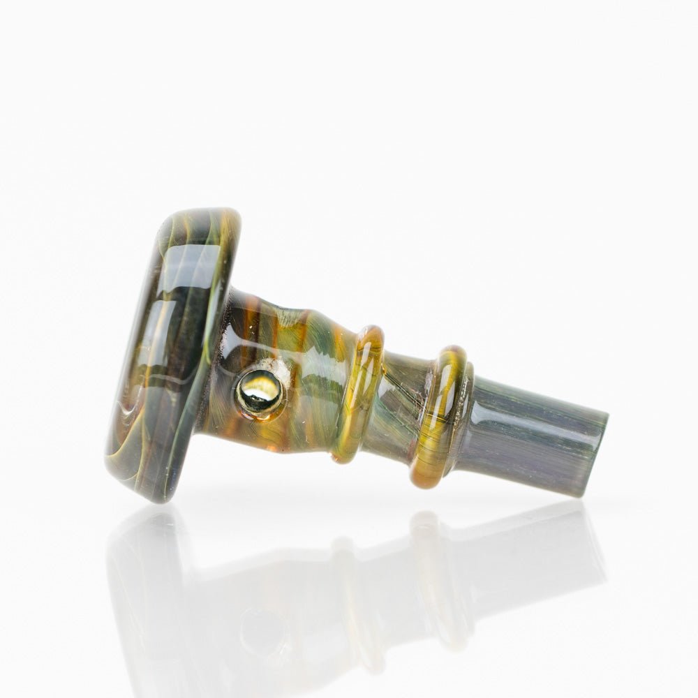Empire Glassworks PuffCo Peak Pro 3D XL Chamber Glass Joystick Cap - Vintage
