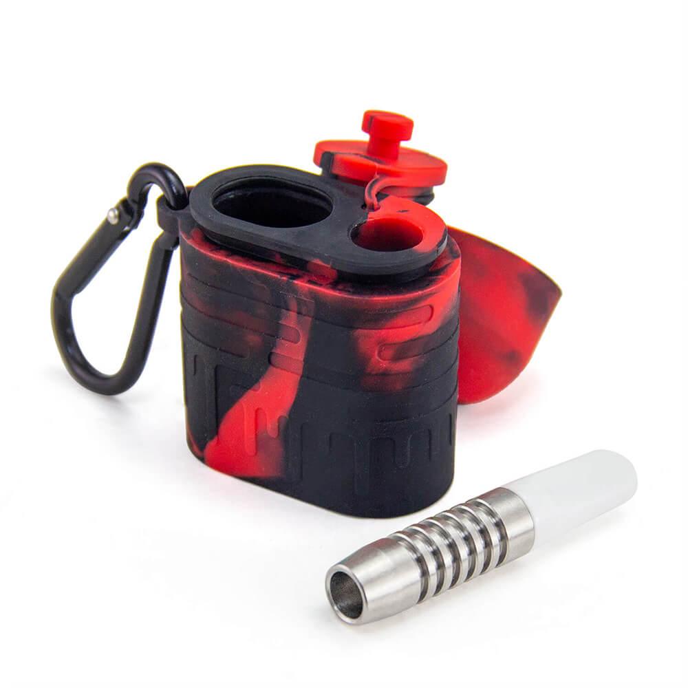 Portable Silicone Dugout with One Hitter