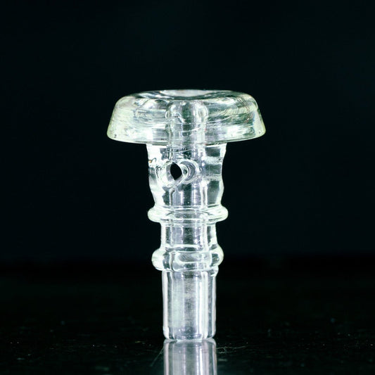Empire Glassworks PuffCo Peak Pro 3D XL Chamber Glass Joystick Cap - UV Illuminati - alternate view | Buddy Brandz
