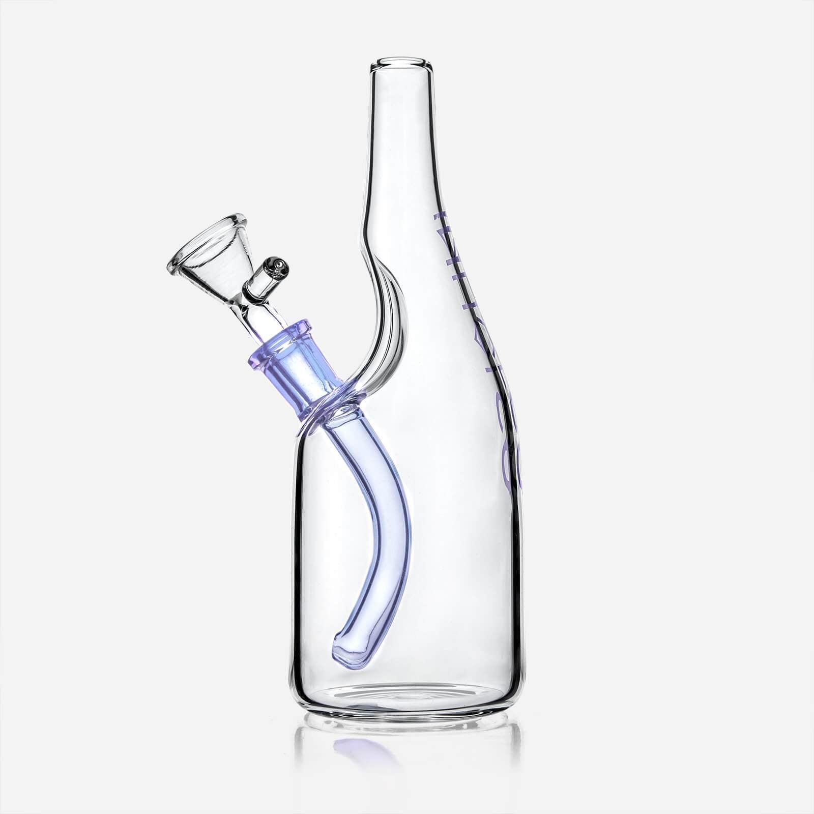 Sake Bottle Glass Water Bong