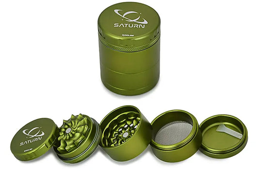 RIDDLES - SATURN ALUMIUNM GRINDER - 50MM - alternate view | Buddy Brandz