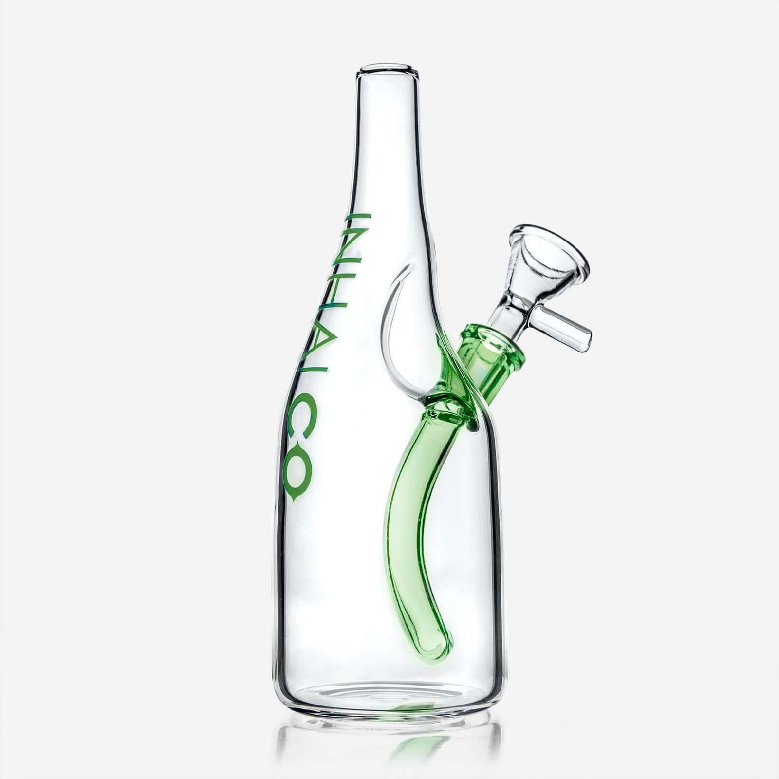 Sake Bottle Glass Water Bong