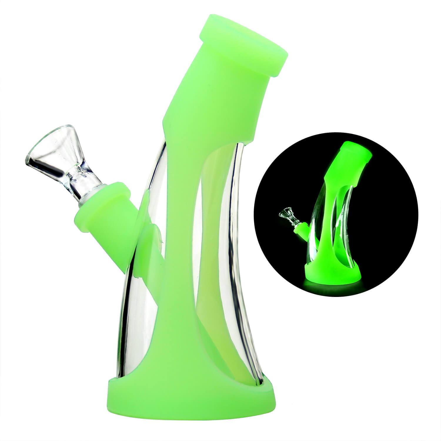 Mini Horn Glow in the Dark Water Bong