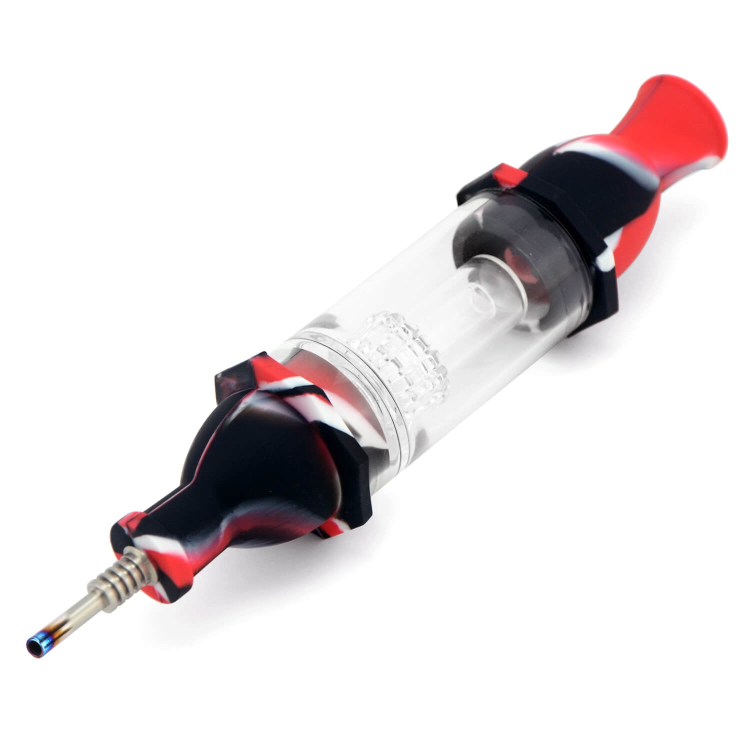 Silicone Nectar Collector Dab Straw with Water Filter