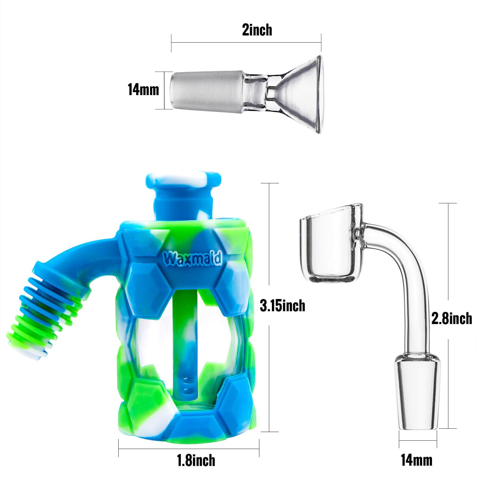 Silicone Ash Catcher with Banger & Bowl