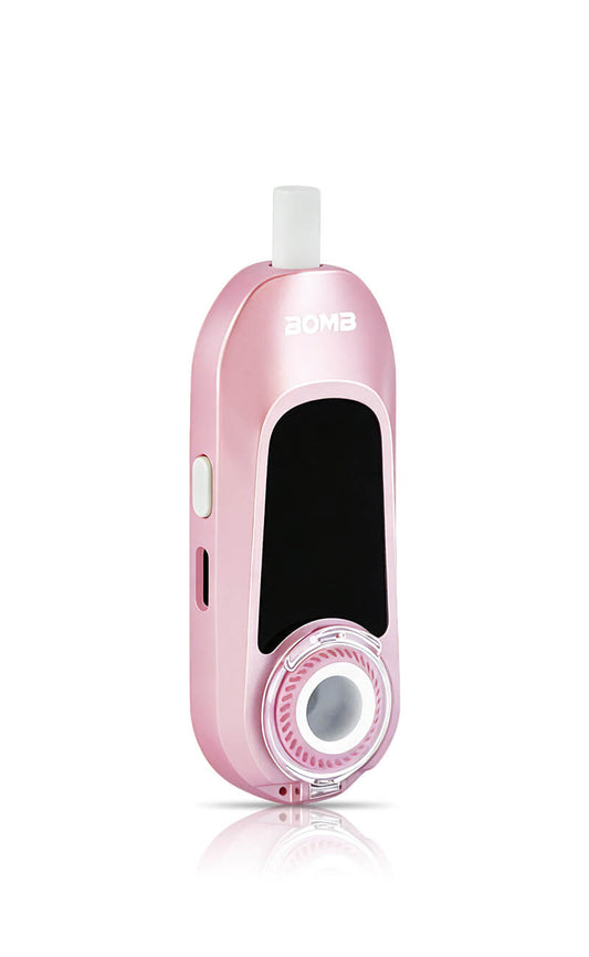 New Bomb × VapX Magic Bean Mobile Concentrate Vaporizer- Sakura Pink - alternate view | Buddy Brandz