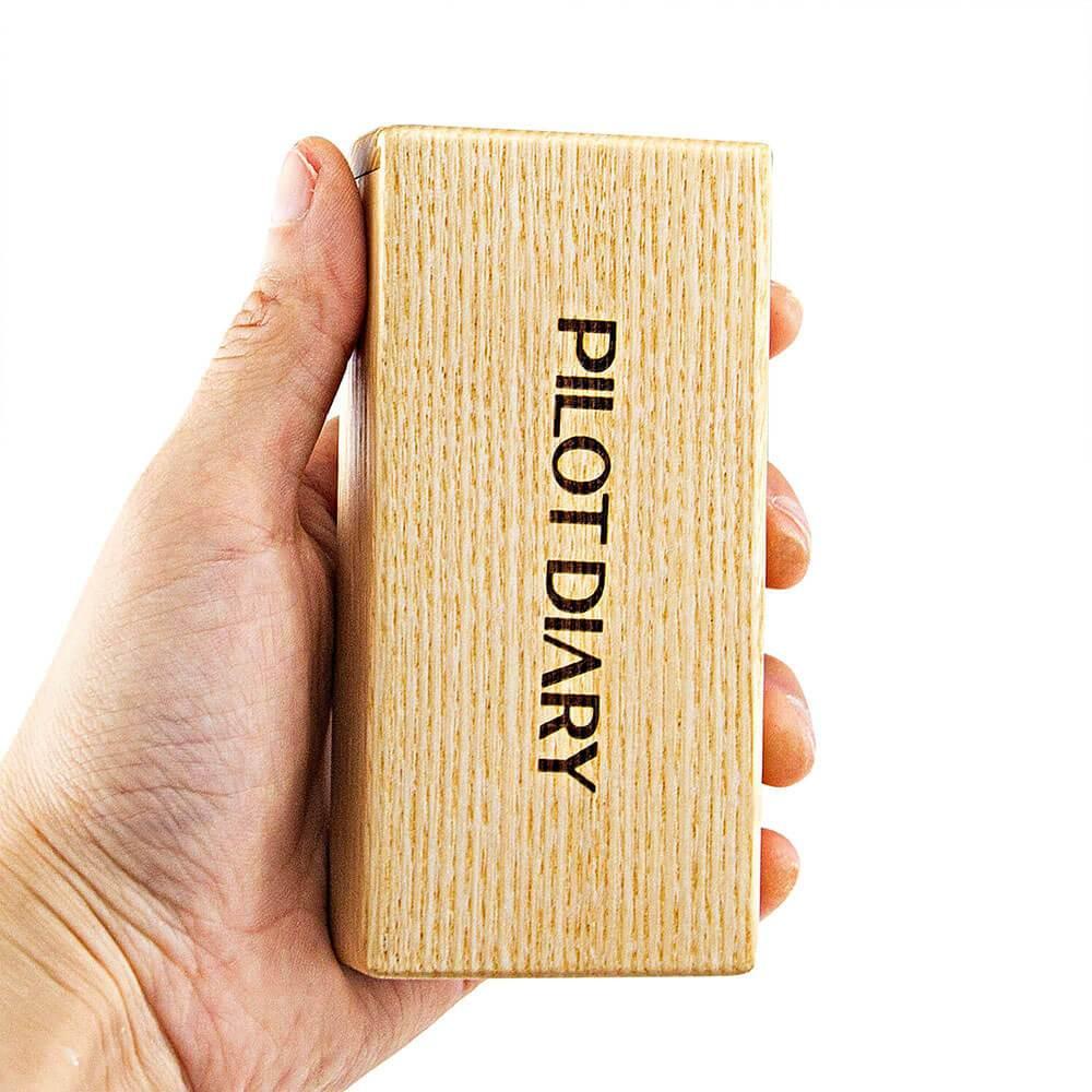 Wooden Dugout With Cleaning Tool