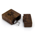 Load image into Gallery viewer, Wood Dugout With Glass One Hitter Pipe
