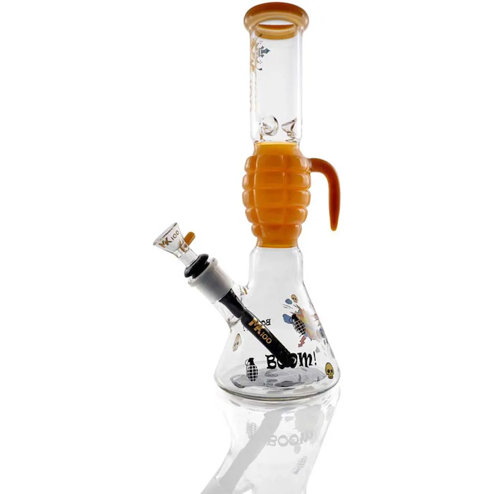 MK Glass Grenade Water Pipe by MK Glass - view 8 | Buddy Brandz
