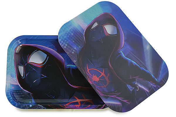3D Holographic Metal Rolling Tray w/ Magnetic Lid (Design 28) by BDD Wholesale | Buddy Brandz