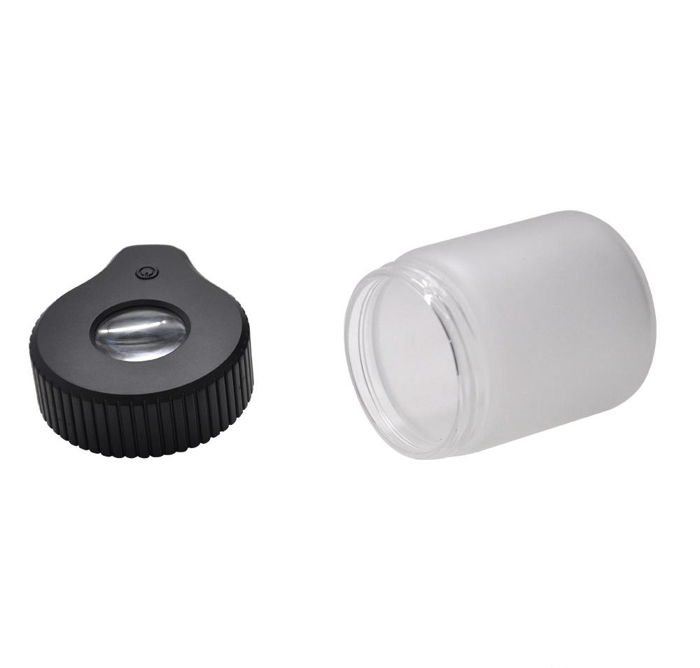 Mag Jar - Magnifying Glass Jar with LED by BDD Wholesale - view 5 | Buddy Brandz