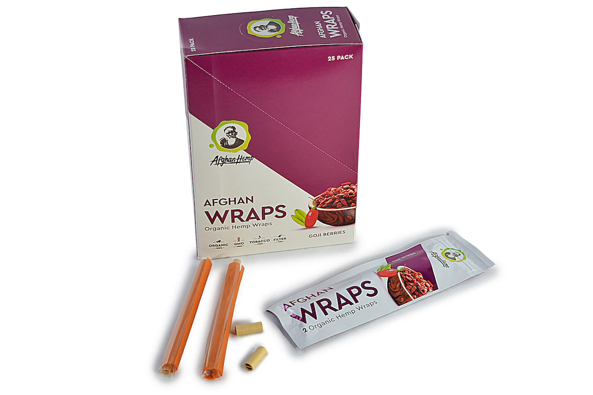 Afghan Hemp Goji Berry Blunt Wraps by Afghan Hemp | Buddy Brandz