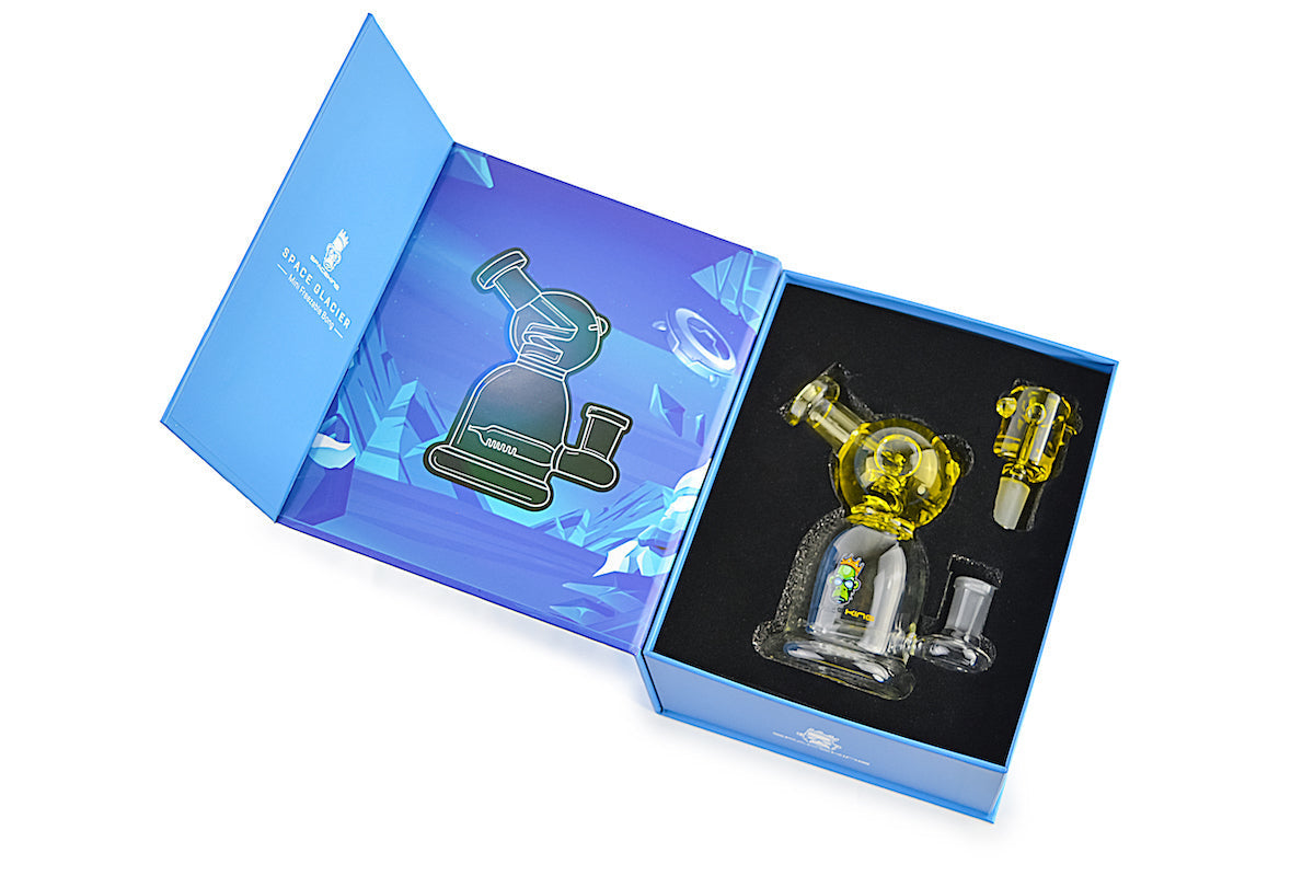 Space King Glass - 'Space Glacier' Freezable Bong by Space King - view 11 | Buddy Brandz