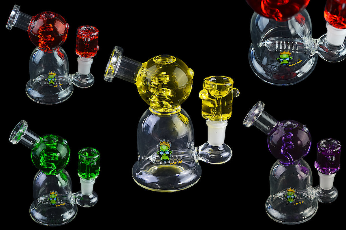 Space King Glass - 'Space Glacier' Freezable Bong by Space King - view 8 | Buddy Brandz