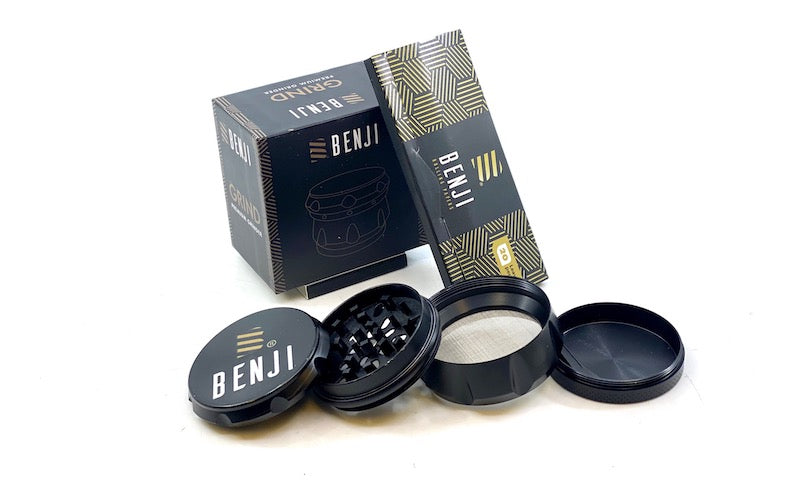 Benji - GRIND - Aluminum Grinder + Booklet by Benji - view 3 | Buddy Brandz