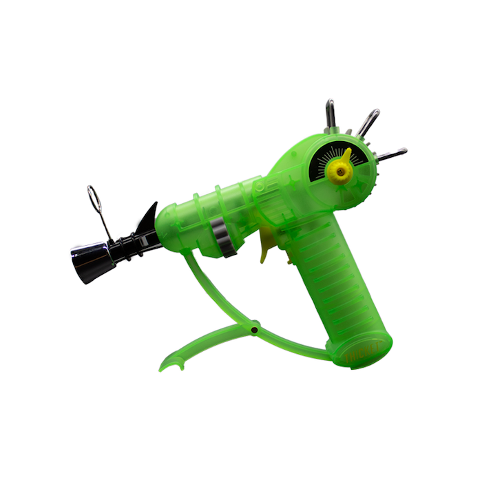 Space Out Ray Gun Torch Lighter - Glow Green by Space Out - view 3 | Buddy Brandz