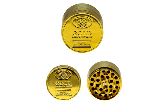 Gold Coin Grinder - (2") (50mm) by n/a | Buddy Brandz | Buddy Brandz