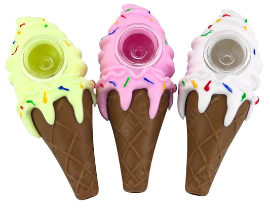 Silicone Ice-Cream Cone Pipe by Buddy Brandz | Buddy Brandz | Buddy Brandz