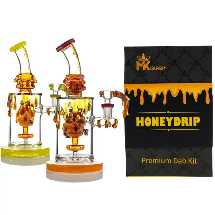 MK Glass Honeydrip Bee Rig by MK Glass | Buddy Brandz