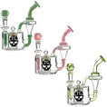 Load image into Gallery viewer, Toxic Stash Recycler Water Pipe by MK Glass | Buddy Brandz
