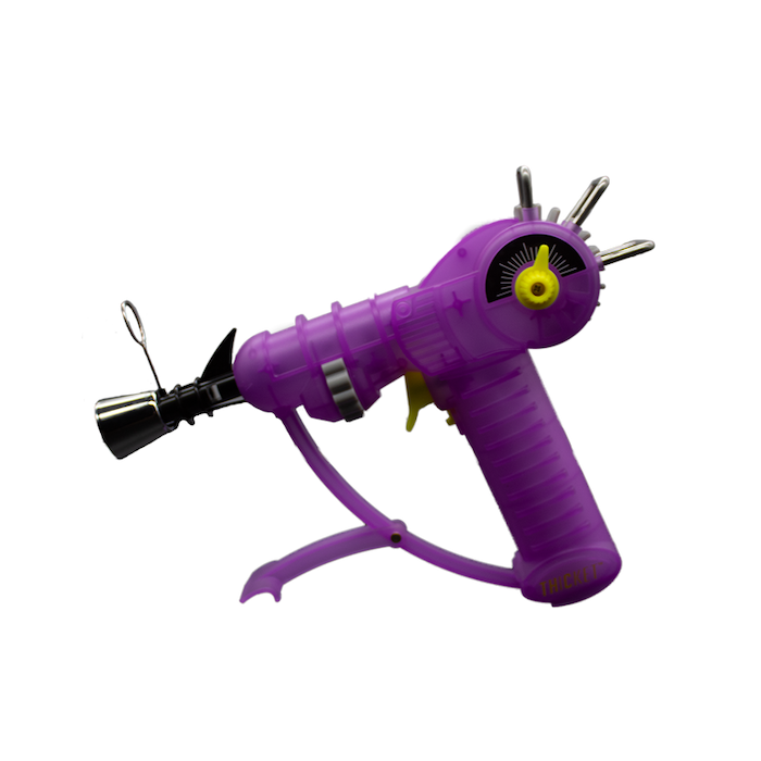 Space Out Ray Gun Torch Lighter - Glow Purple by Space Out - view 3 | Buddy Brandz