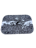Cargar la imagen en la vista de la galería, Puff & Pass Metal Tray w/ Magnetic Lid - Gray by Puff & Pass - view 2 | Buddy Brandz
